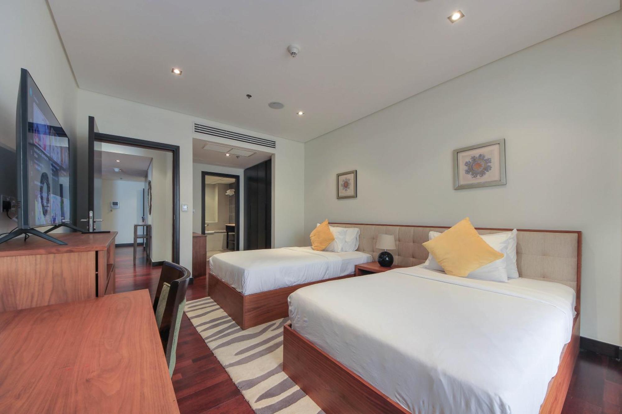 Luxe Getaways Royal Amwaj Palm Jumeirah Resort Apartment Holiday Home Dubaj Pokój zdjęcie