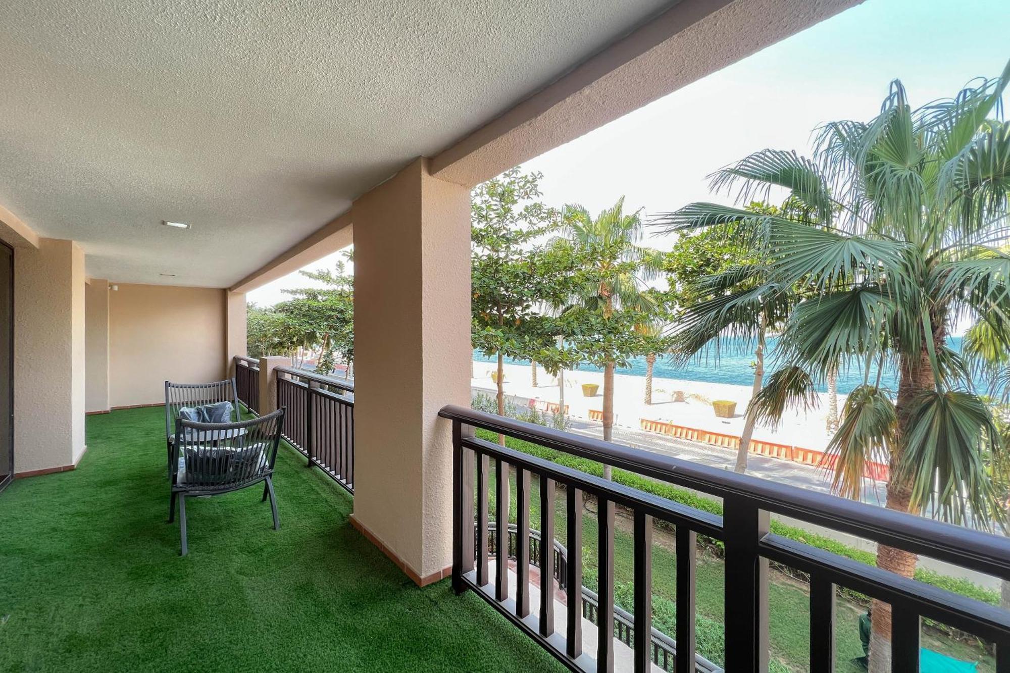 Luxe Getaways Royal Amwaj Palm Jumeirah Resort Apartment Holiday Home Dubaj Zewnętrze zdjęcie