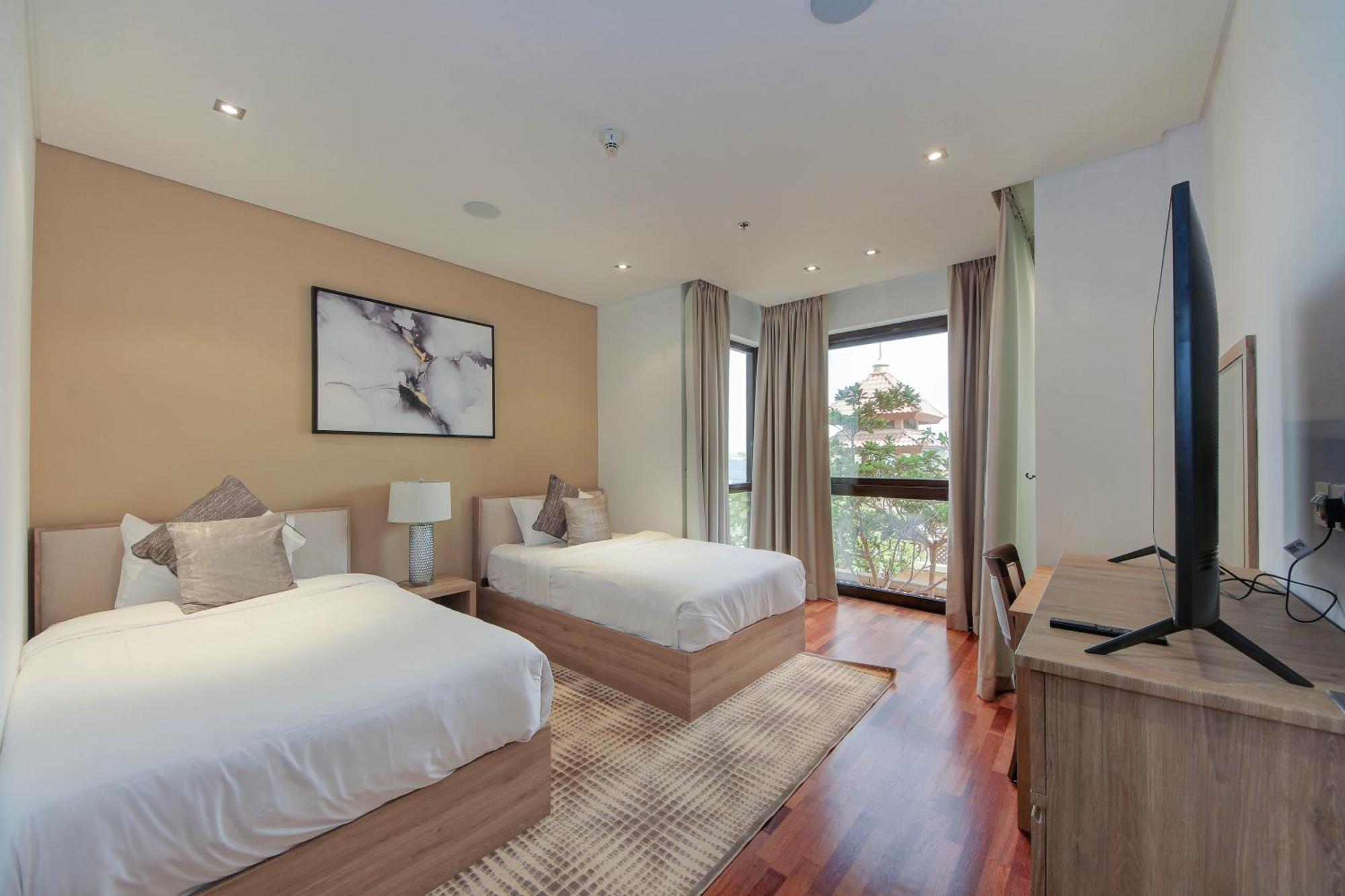 Luxe Getaways Royal Amwaj Palm Jumeirah Resort Apartment Holiday Home Dubaj Zewnętrze zdjęcie