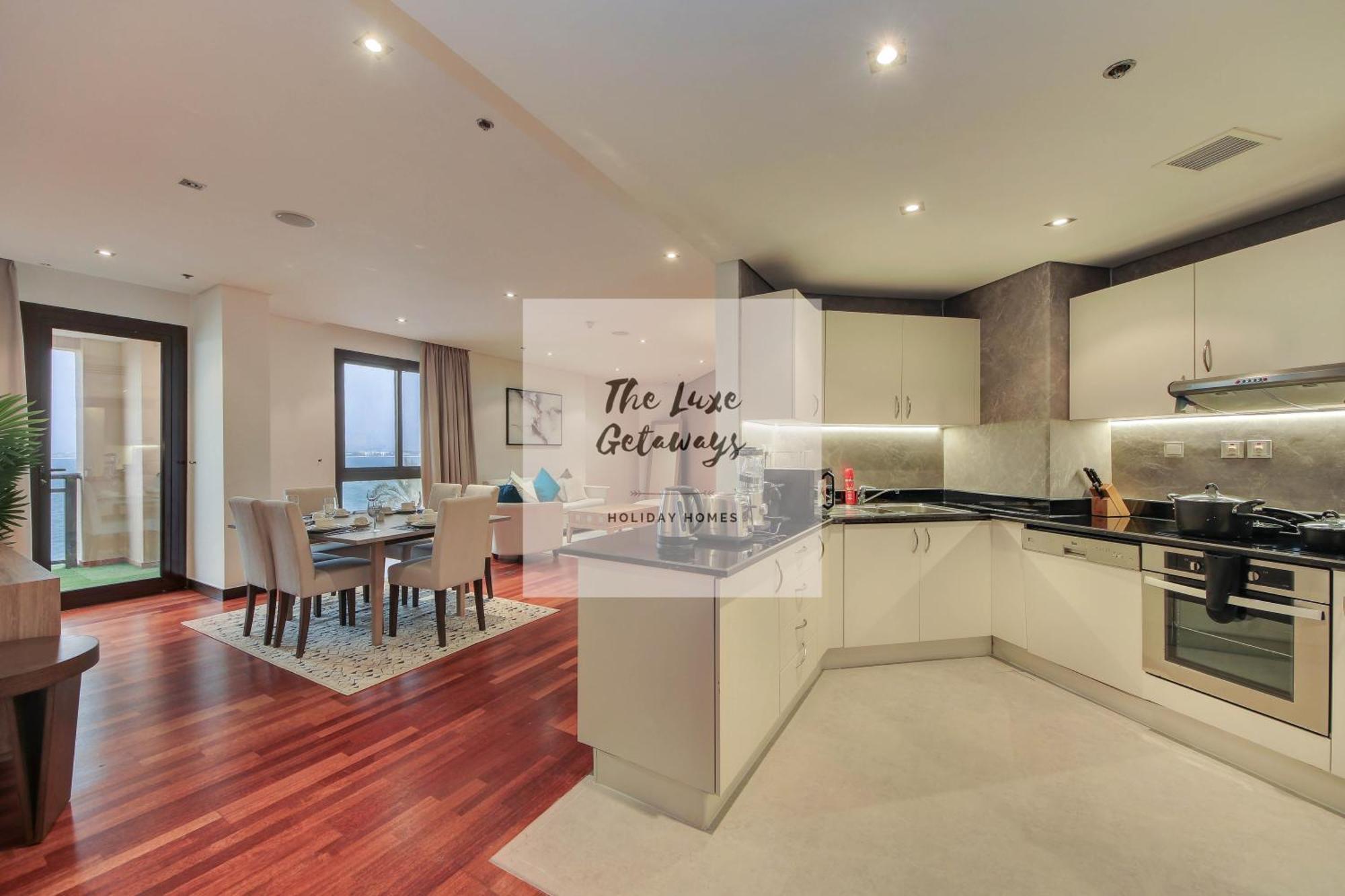 Luxe Getaways Royal Amwaj Palm Jumeirah Resort Apartment Holiday Home Dubaj Zewnętrze zdjęcie