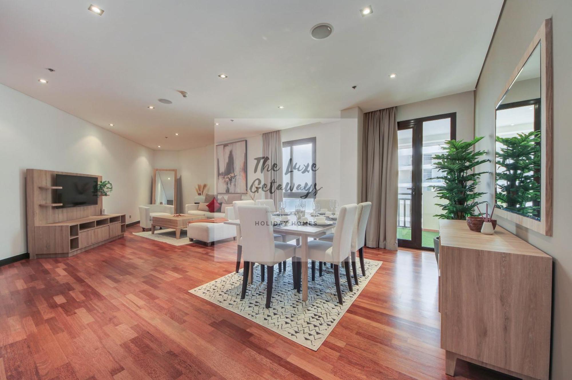 Luxe Getaways Royal Amwaj Palm Jumeirah Resort Apartment Holiday Home Dubaj Zewnętrze zdjęcie