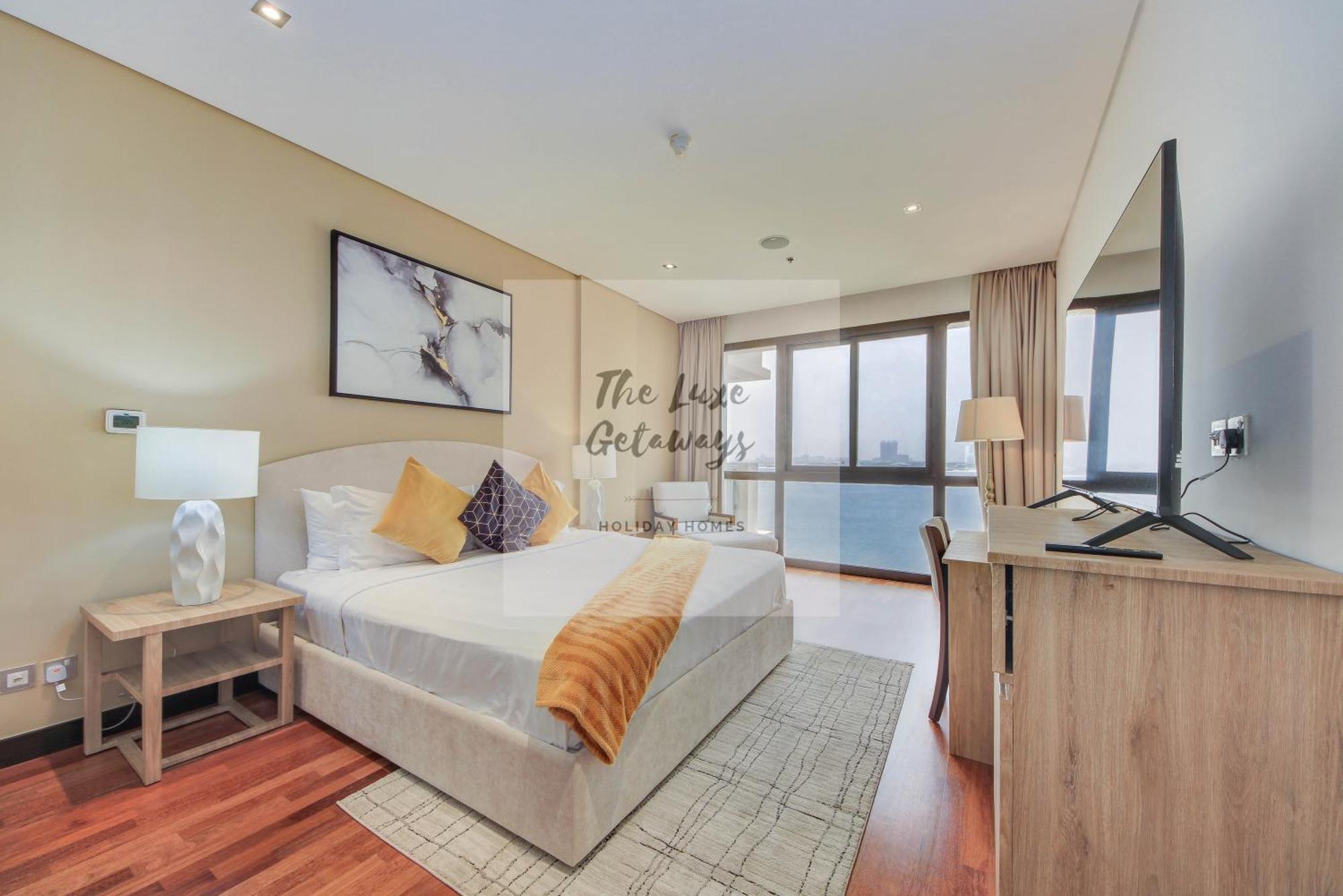 Luxe Getaways Royal Amwaj Palm Jumeirah Resort Apartment Holiday Home Dubaj Zewnętrze zdjęcie