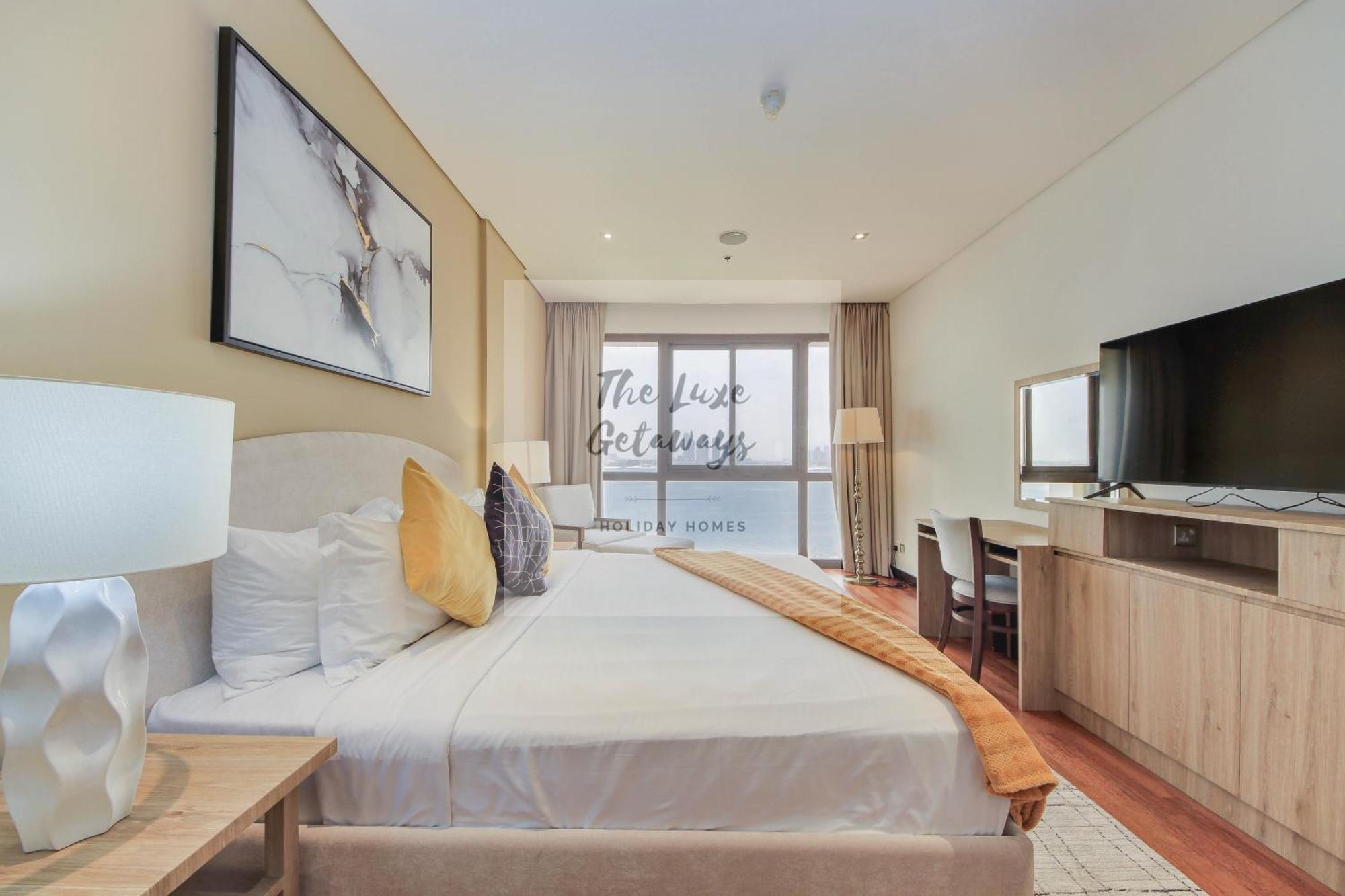 Luxe Getaways Royal Amwaj Palm Jumeirah Resort Apartment Holiday Home Dubaj Zewnętrze zdjęcie