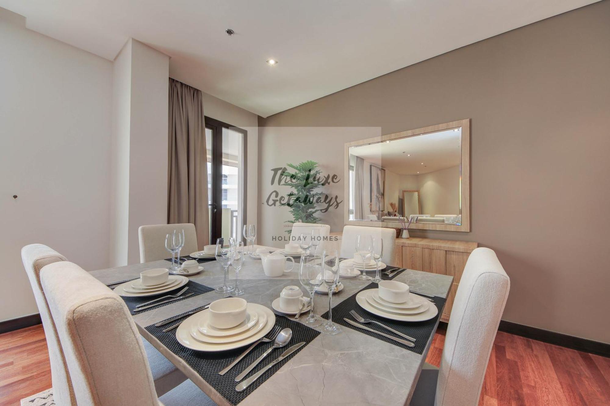 Luxe Getaways Royal Amwaj Palm Jumeirah Resort Apartment Holiday Home Dubaj Zewnętrze zdjęcie
