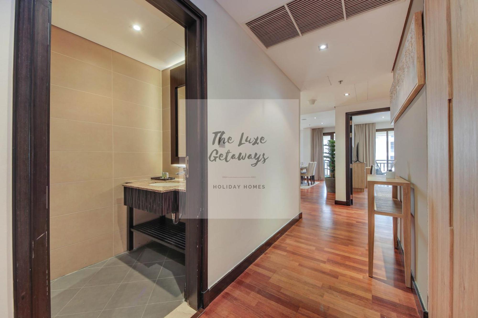 Luxe Getaways Royal Amwaj Palm Jumeirah Resort Apartment Holiday Home Dubaj Zewnętrze zdjęcie